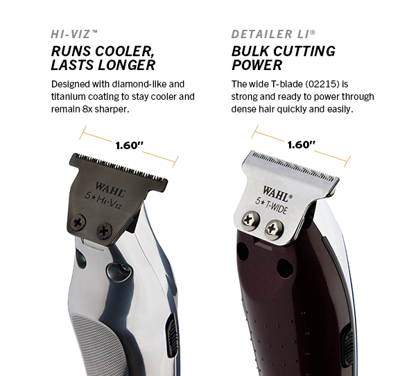 Wahl Hi-Viz vs. Detailer Li