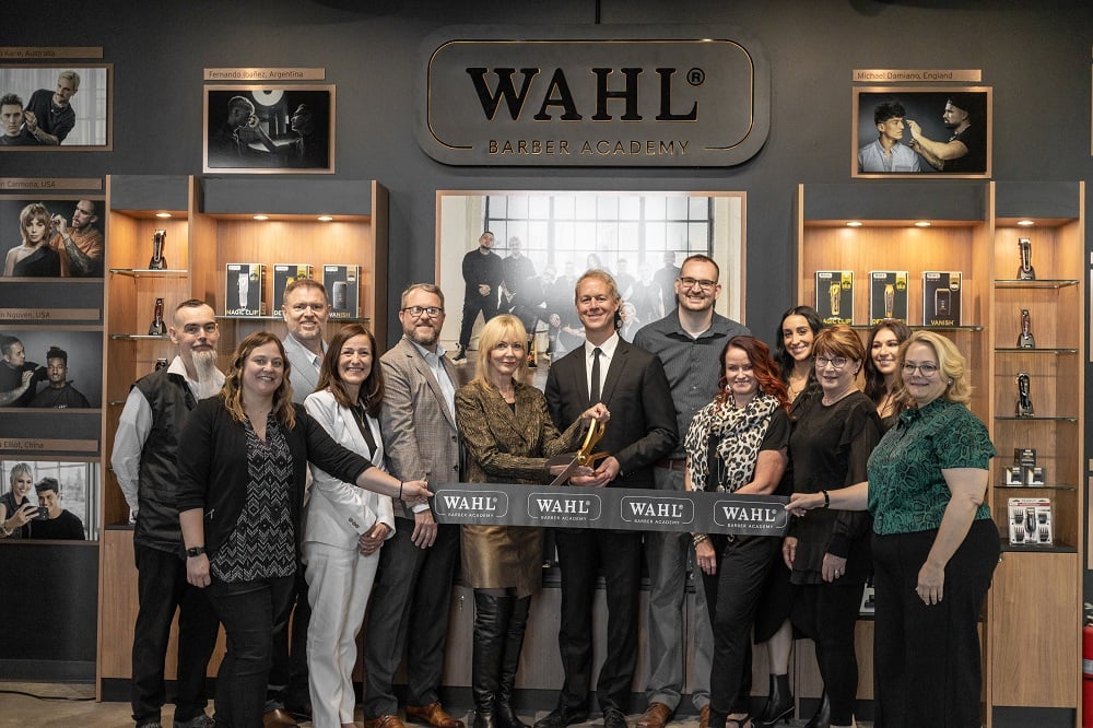 Ribbon Cutting Ceremony for the Wahl Barber Academy